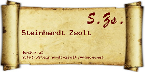 Steinhardt Zsolt névjegykártya